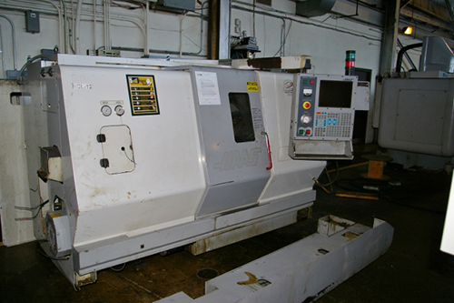 8" HYD. CHUCK HAAS ... SLANT BED LATHE